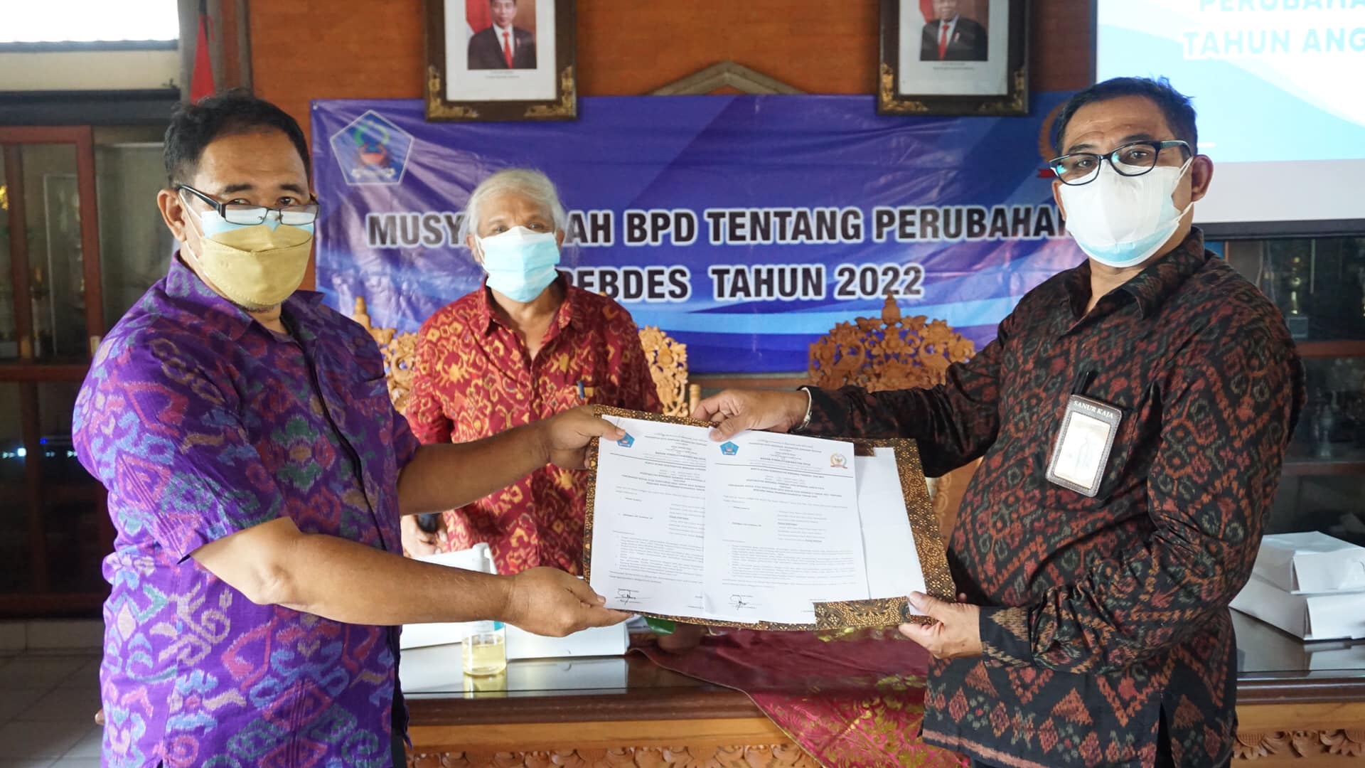 Musyawarah BPD Tentang Perubahan APBDE Tahun Anggaran 2022