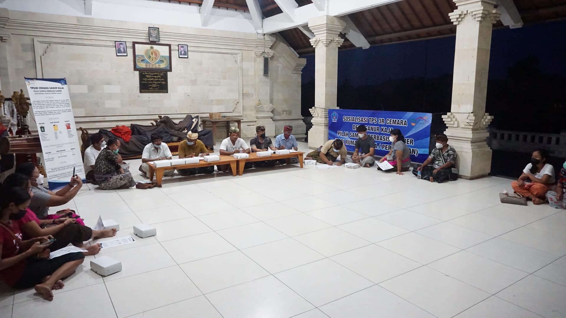 Sosialisasi dan Edukasi terkait TPS3R Cemara di Dusun Anggarkasih Sanur Kaja