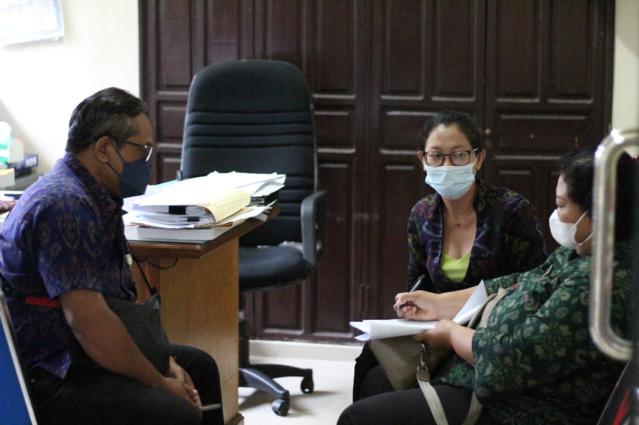 Monitoring Dana Desa dan Alokasi Dana Desa Tahun Anggaran 2021 oleh Tim Kecamatan Denpasar Selatan