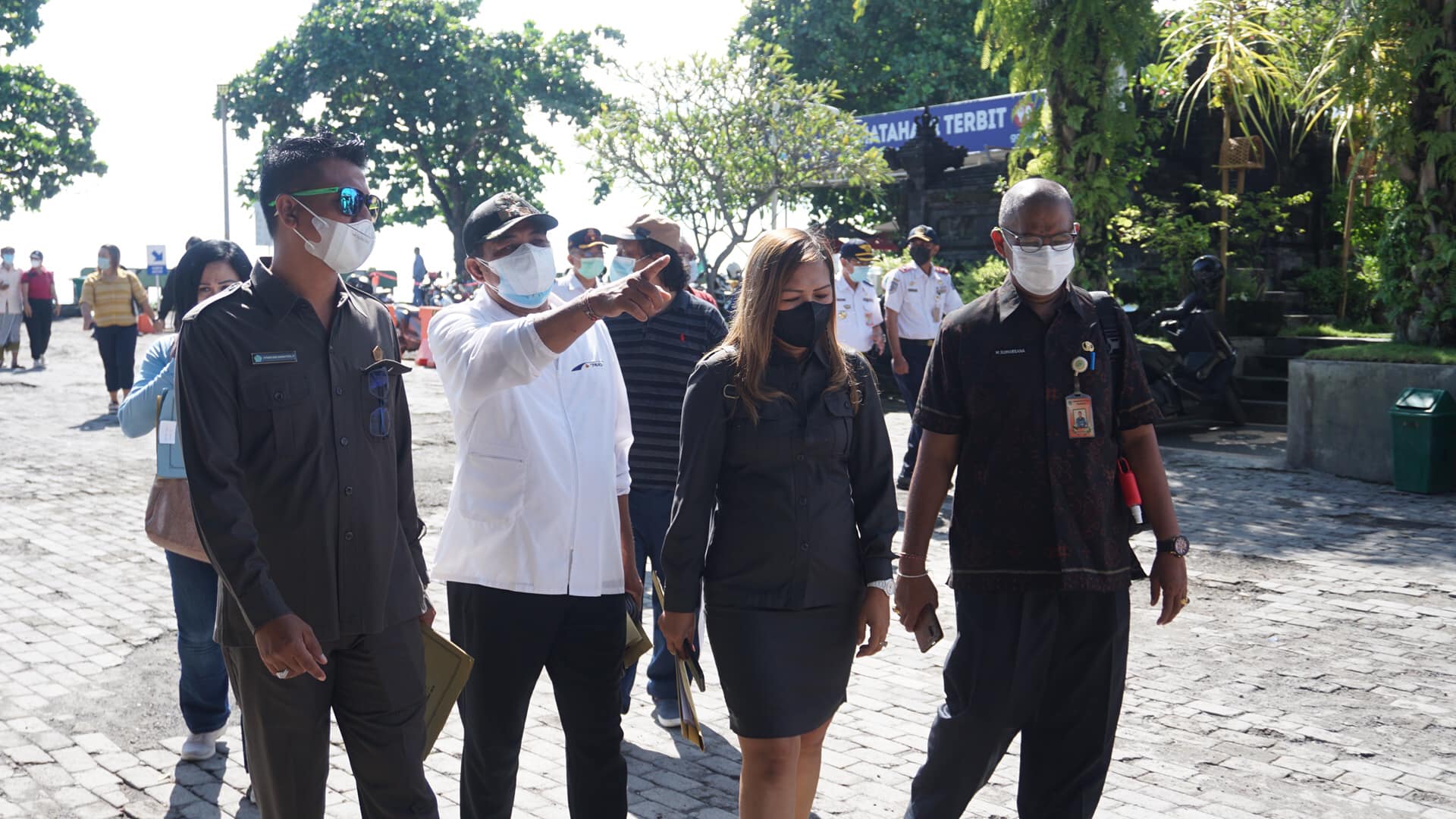 Kunjungan Kerja Komisi II DPRD Kota Denpasar Peninjauan Pelabuhan Sanur 