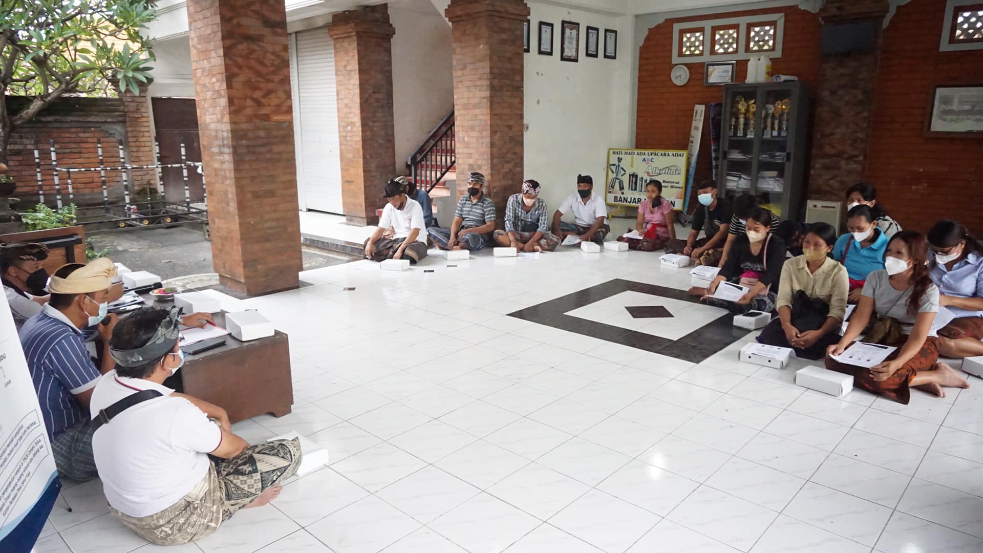 Sosialisasi dan Edukasi terkait TPS3R Cemara di Dusun Langon Sanur Kaja
