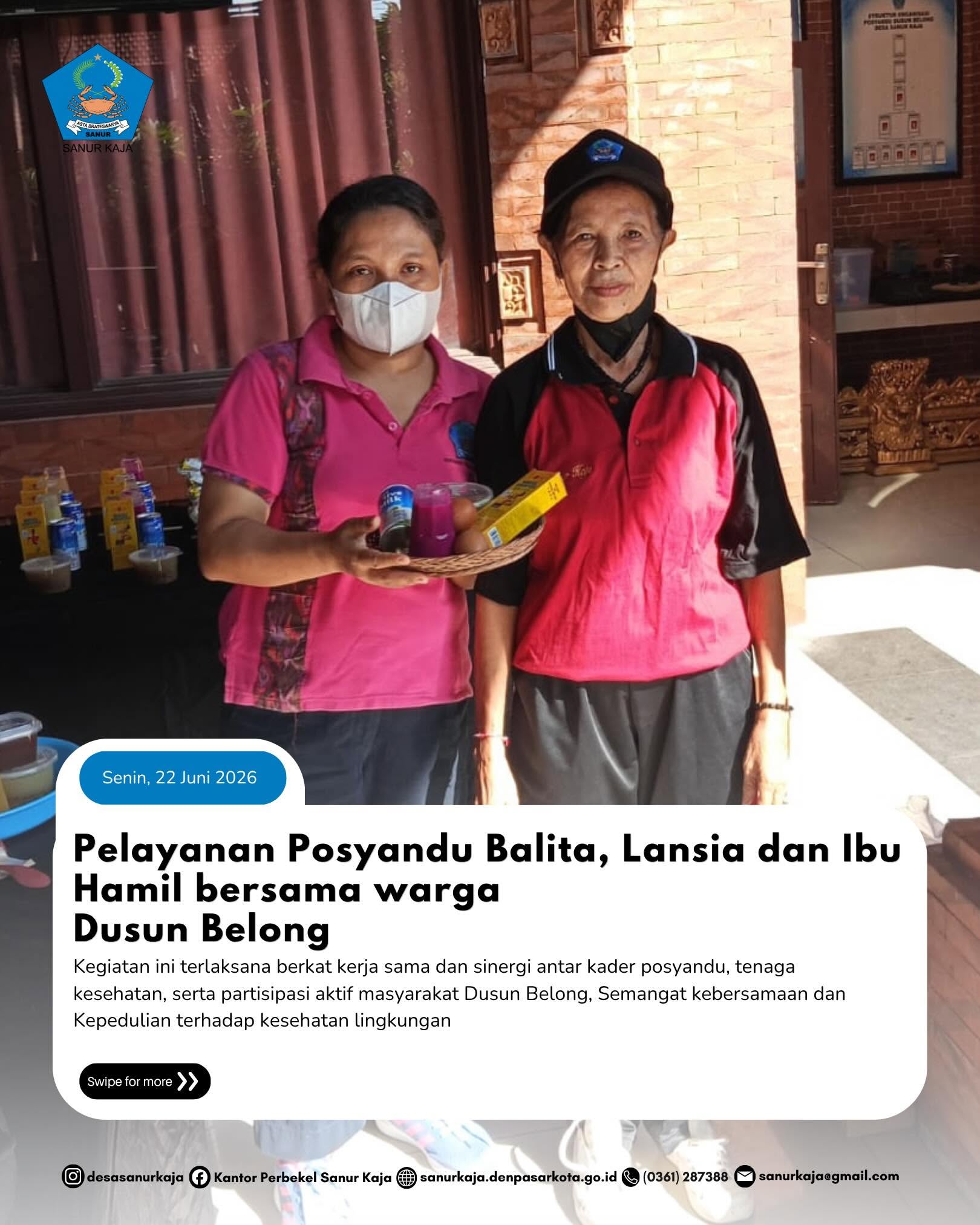 Posyandu Balita, Lansia, dan Ibu Hamil Dusun Belong