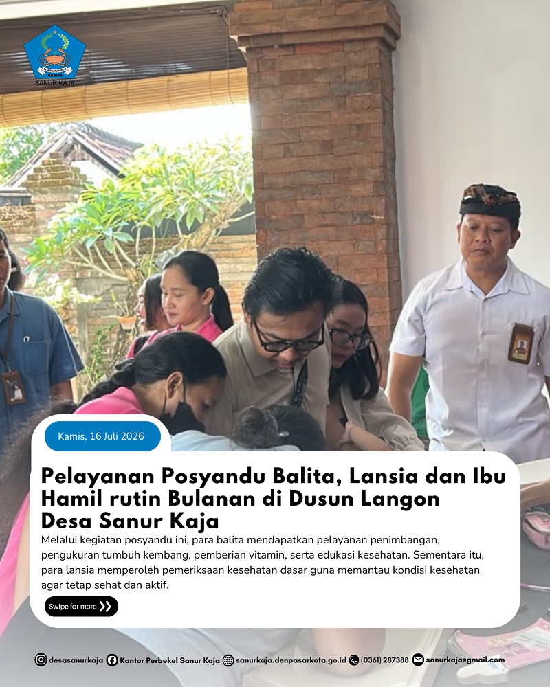 Posyandu Balita, Lansia, dan Ibu Hamil Dusun Langon
