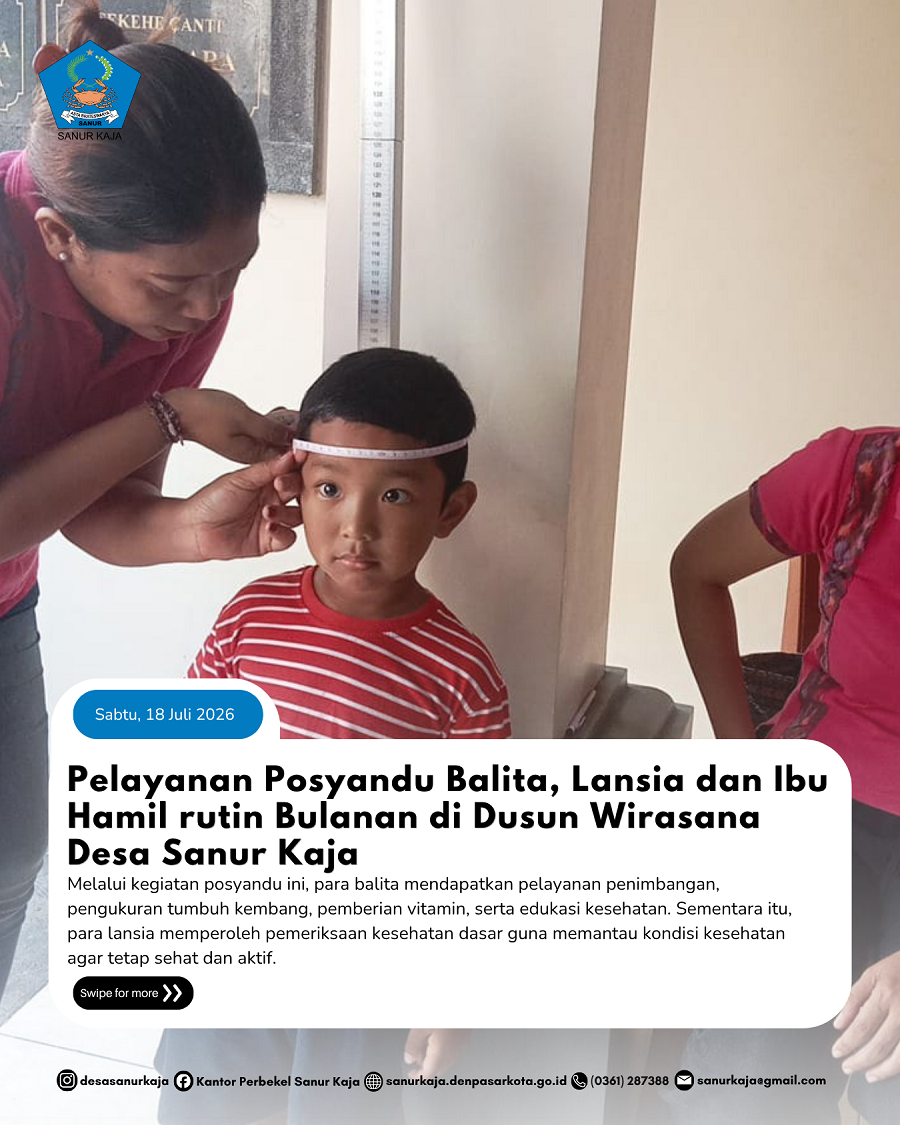Posyandu Balita, Lansia, dan Ibu Hamil Dusun Wirasana